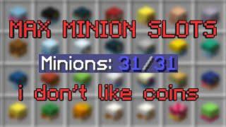 The 31st Minion Slot! (Hypixel Skyblock)