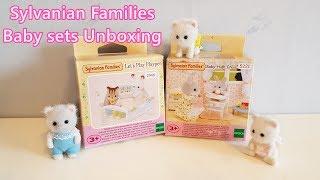 Sylvanian Families Unboxing & Review | Baby Playpen & Baby High Chair Calico Critters set