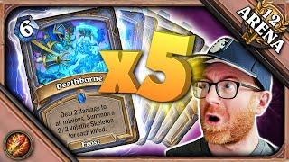 I Drafted ️FIVE️ Deathbornes!?  - Hearthstone Arena