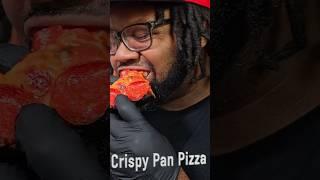 The Crispiest Pan Pizza #panpizza #pizza