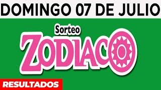 Resultado del sorteo de Zodiaco del Domingo 7 de Julio de del 2024. 