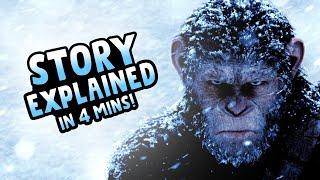 War for the Planet of the Apes STORY in 4 minutes! || Movie Timelines EXPLAINED