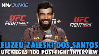 Elizeu Zaleski dos Santos Pleads Dana White for Bonus After 75-Second TKO | UFC Vegas 100
