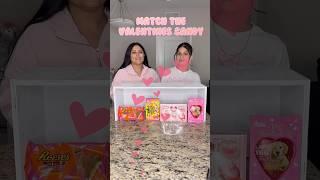 Match the Valentine’s Candy (Mom vs Daughter) #shorts #games