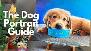 How to Paint a Dog Portrait Step-by-Step