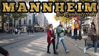 Mannheim, Germany || Walking tour Mannheim city centre 4K