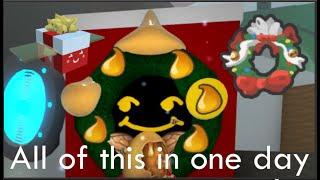 Getting Honey Bee's Honey Wreath, Festive Wreath, and Gifted Festive Bee - (Bee Swarm Simulator)