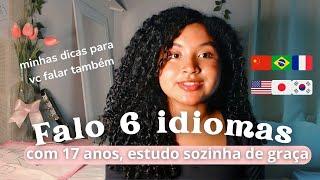 COMO APRENDER QUALQUER IDIOMA SOZINHO DE GRAÇA (dicas de uma poliglota de 17 anos)