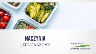 Naczynia jednorazowe Wierzchowisko Green Pack