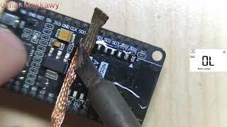 Repairing Broken NodeMCU (Short on 3V3 rail) Part 1 [Arabic Language]