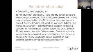 Capacity and sex – the Supreme Court decision in JB