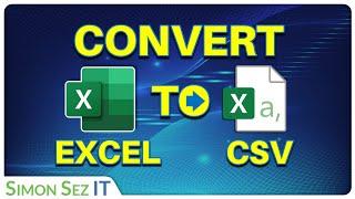 Converting Microsoft Excel Files to CSV Format