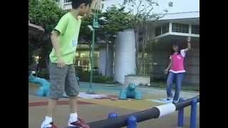 Balancing on a Bar - China