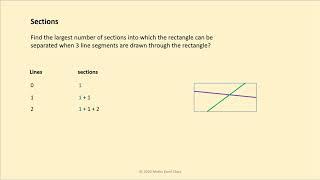 Counting: 8.3 Calculate the number of sections cut by 5 lines by Sandy Cheung