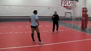 Jim Stone Shows Proper Middle Blocker Transition Footwork