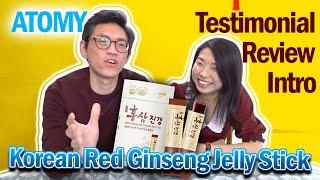 Atomy Red Ginseng Jelly Stick Introduction, Reviews & Testimonial.