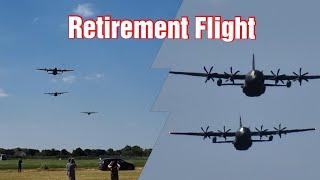 C-130 retirement fly past RAF Mildenhall June 14th 2023