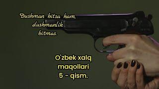 O‘zbek xalq maqollari 5-qism