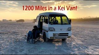 1200 miles in a JDM Kei Van!