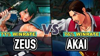 KOF XV ▰ ZEUS (Shun'ei/Whip/Dolores) vs AKAI (Robert/Iori/Sylvie)