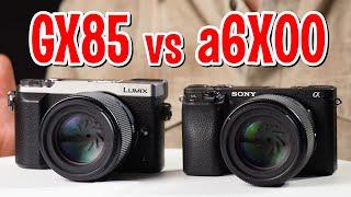 Panasonic GX85 GX80 vs Sony a6300 a6400 a6500