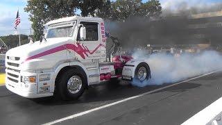 Abreu Trucking Twin Turbo Tire Shredder etown Diesel truck Nationals 9 17 16