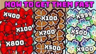  FASTEST METHOD TO GET PRESENT BOWS, LUCKY AND MEGA LUCKY GINGERBREADS IN PET SIMULATOR 99