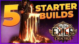 Meine 5 League Starter Build FAVORITEN für Crucible [Path of Exile 3.21]