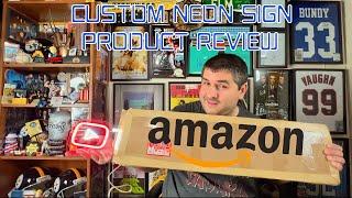 Opening a Custom Neon Sign from Amazon - Let's See How it Turned Out!