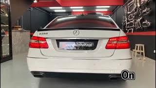 Mercedes Benz W212-E250 | - Custom Full set A Performance Exhaust Valve System