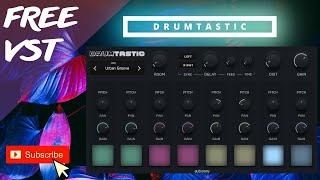 New Free VST Drum Virtual Instrument Plugin Drumtasticaudiolatry