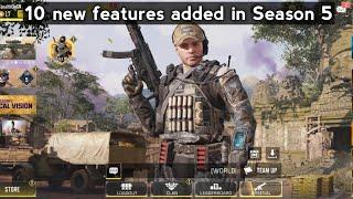 10 new features added in CODM Season 5