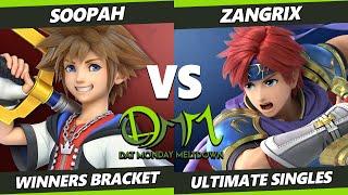 DAT Monday Meltdown 219 - Soopah (Sora) Vs. Zangrix (Roy) SSBU Ultimate Tournament