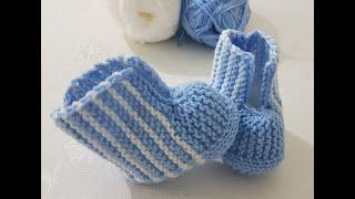 Kolay Bebek Patik Yapımı (baby booties)