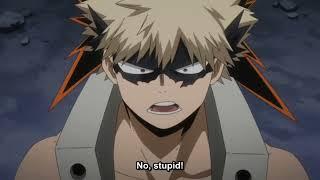 Katsuki Bakugo saying BAKA