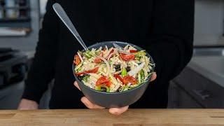 I eat the sh*t out of this Orzo Salad.