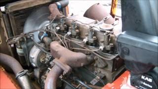 Perkins 4 cylinder diesel starten.