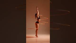  Model poses for photoshoot Hula hoops. Model Victoria