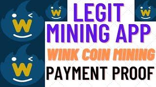 Wink coin mining. Mine wink.payment proof. Binance