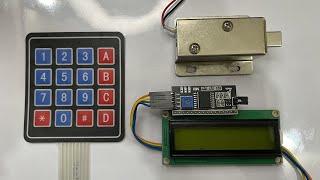 TUTORIAL ON ELECTRONIC DOOR LOCK USING ARDUINO UNO,  LCD I2C, 4X4 KEY PAD AND 12V SOLENOID DOOR LOCK