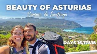 Arriving to ASTURIAS | CAMINO del Norte | Daily Vlog, Pendueles-Llanes-Ribadesella-Colunga, 2023