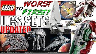 LEGO Worst To First | ALL LEGO Star Wars UCS Sets! (UPDATED)