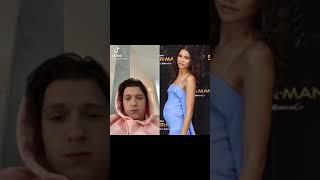 Tom Holland Tiktok reaction to zendaya