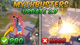 Top 10 MythBusters "Frozen Kingdom" Update 2.9 PUBG Mobile & BGMI  Tips & Tricks Myths #28