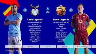 Derby della Capitale, Lazio Legends vs AS Roma Legends, Basten Gaming PES 2025 Legend Edition