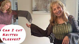 How to Cut Your Sweater without ruining it!  Knitting No-No  Dispelled .