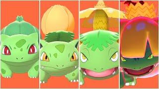 FULL BULBASAUR EVOLUTION TEAM! Shiny Bulbasaur, Ivysaur, Venusaur, Venusaur Gigantamax