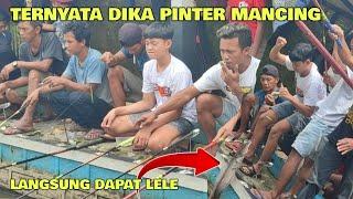 Nah Lo .. ternyata Mahardika jago mancing juga 