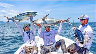 Throwing Poppers for Big Yellowfin Tuna in Panama