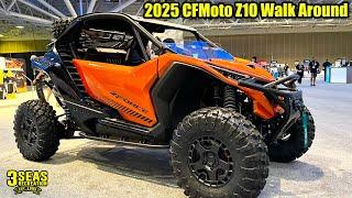 FULL WALK AROUND: TURBO CHARGED 2025 CFMoto ZForce Z10 Sport UTV with Accessories!